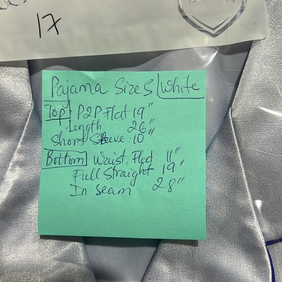 Custom made silk pajama 
Size small - Picture 6 of 6